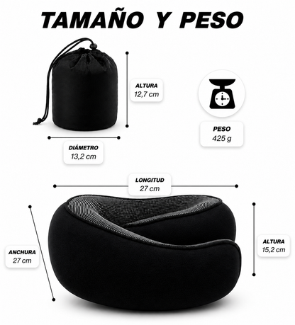 Almohada de viaje para el cuello