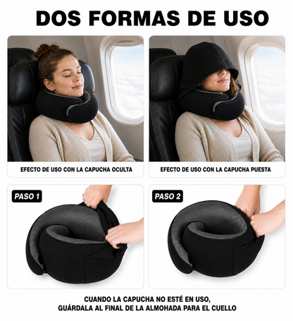 Almohada de viaje para el cuello