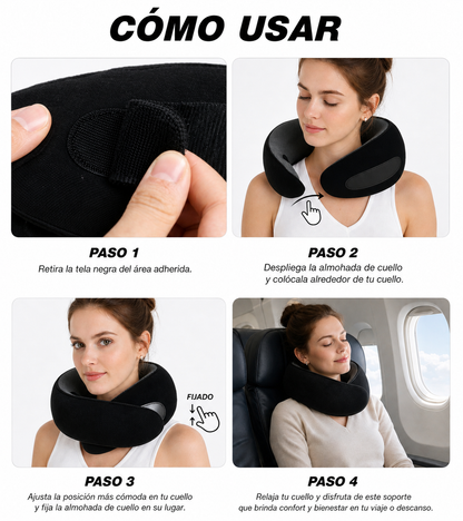 Almohada de viaje para el cuello